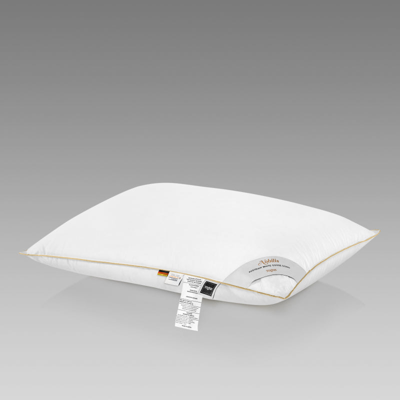 Austrian Goose Down Pillow NOBILIS — Firm Support and High Loft