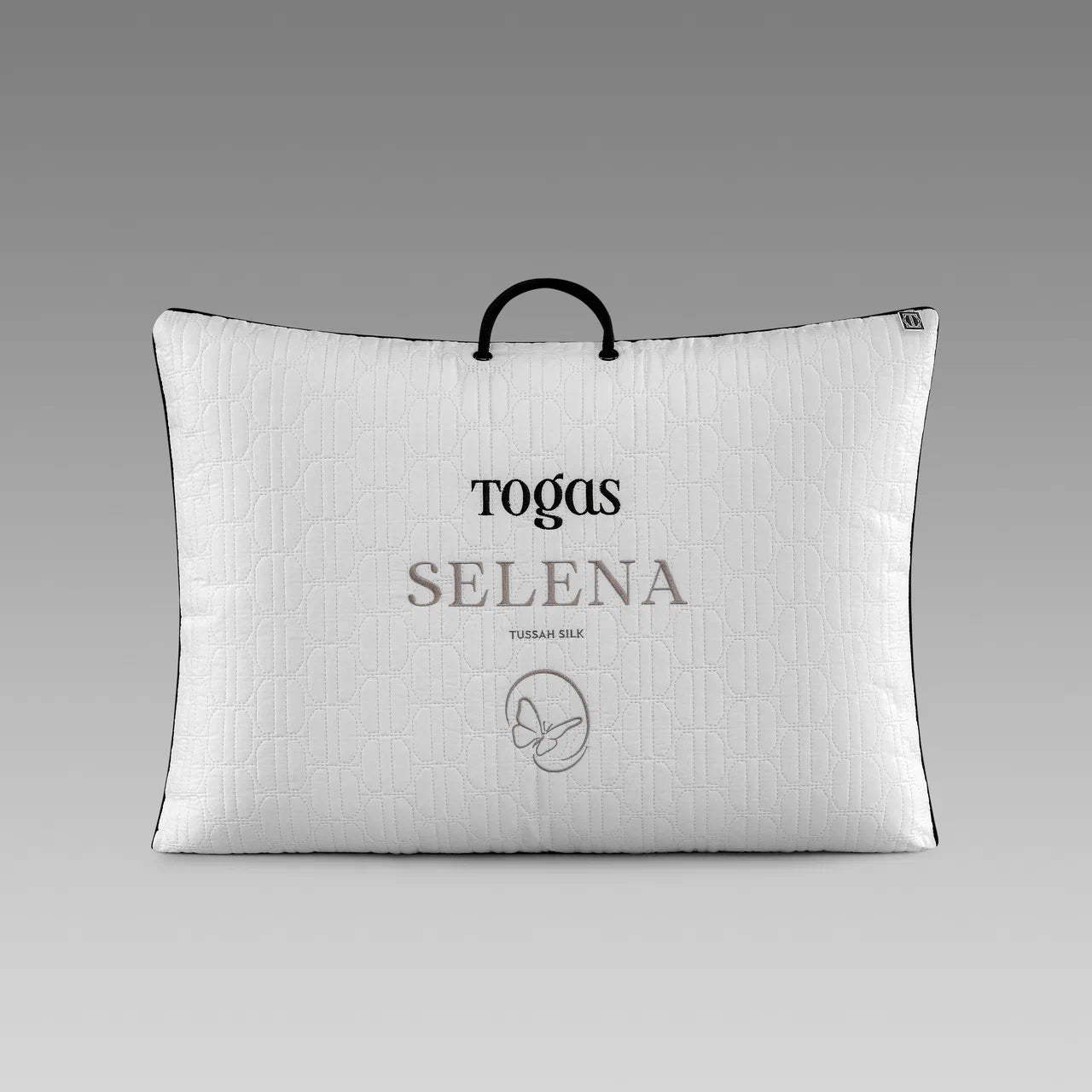 Natural Silk Bed Pillow SELENA — Medium Support