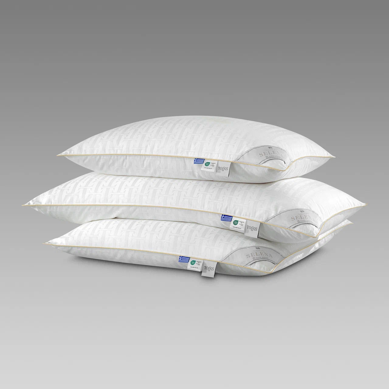 Natural Silk Bed Pillow SELENA — Medium Support