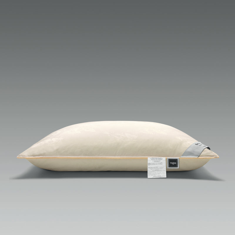 Natural Silk Bed Pillow SELENA — Medium Support