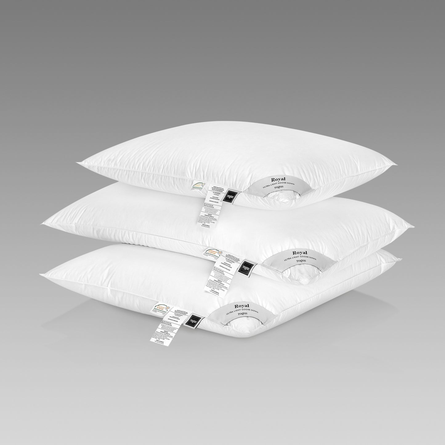 Goose Down Pillow ROYAL — Premium Loft, Soft & Breathable