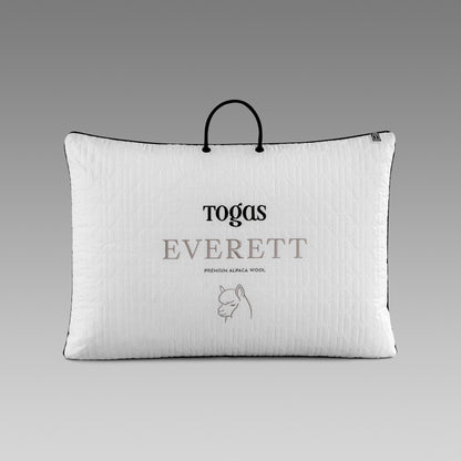 Alpaca Wool Pillow EVERETT — Balanced Medium Support