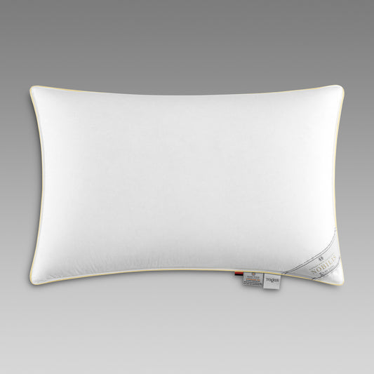 Austrian Goose Down Pillow NOBILIS — Firm Support and High Loft
