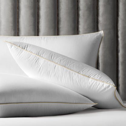 Austrian Goose Down Pillow NOBILIS — Firm Support and High Loft