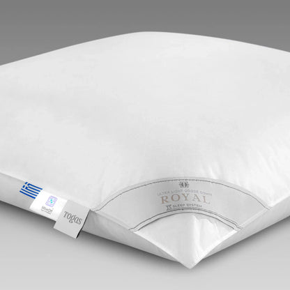 Goose Down Pillow ROYAL — Premium Loft, Soft & Breathable