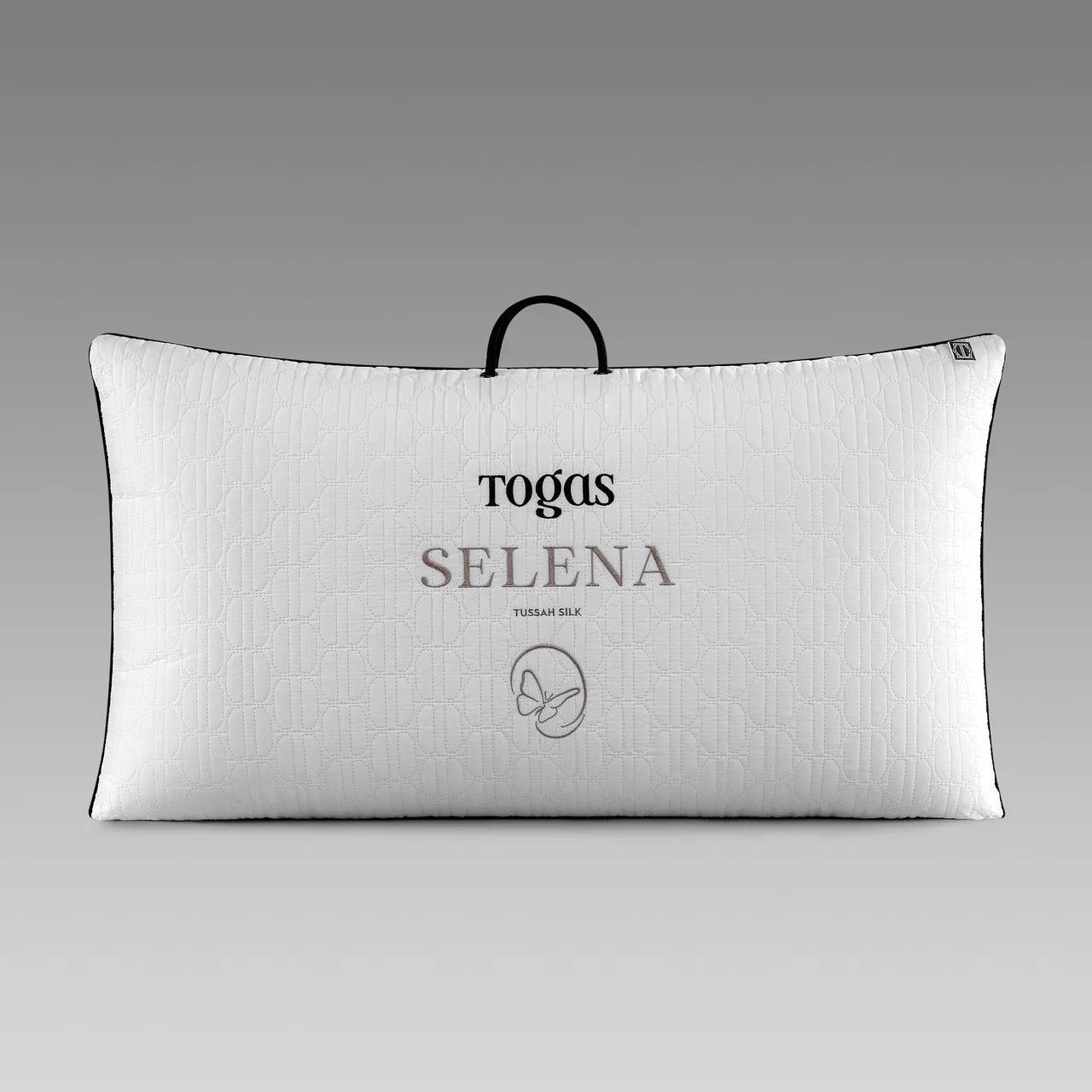 Natural Silk Bed Pillow SELENA — Medium Support