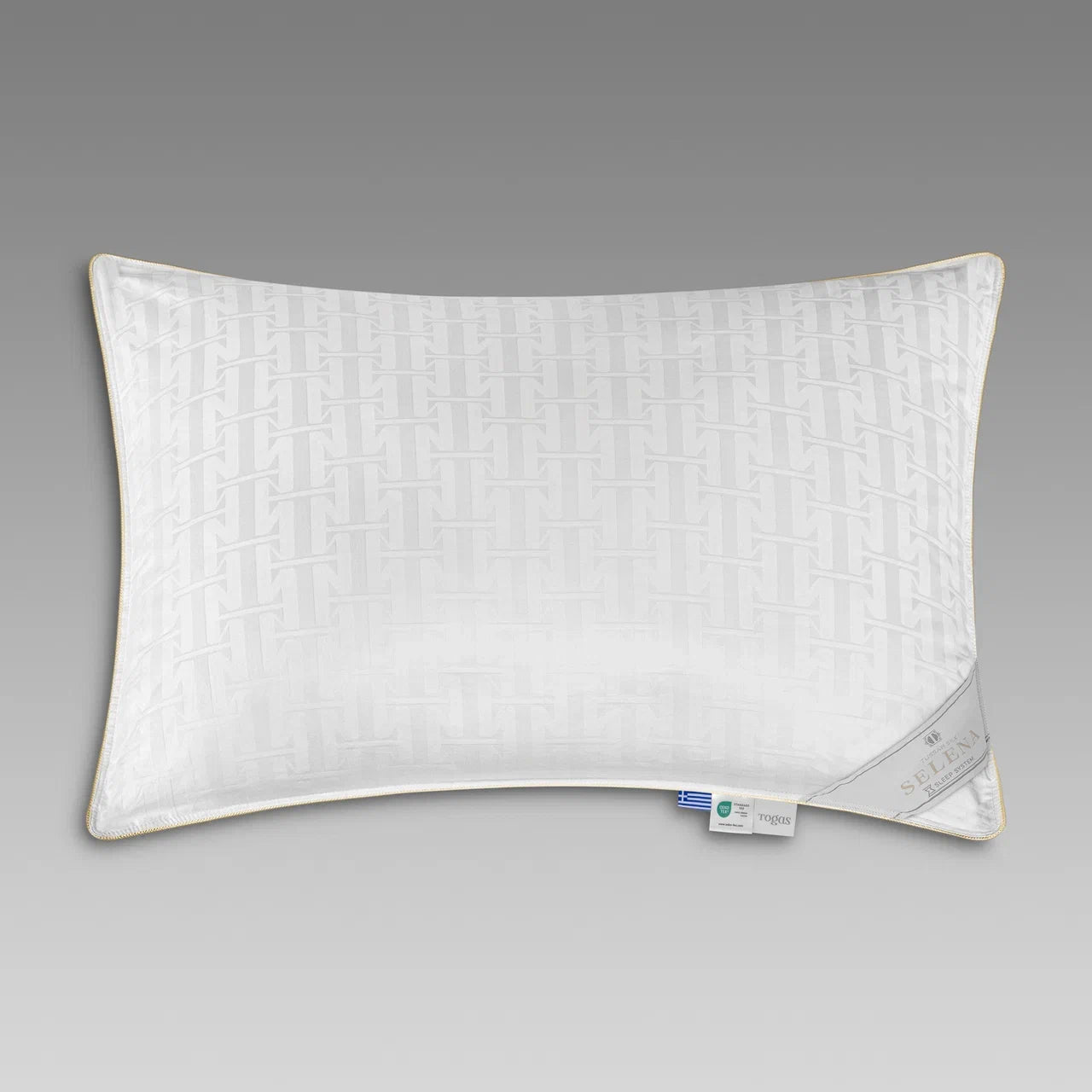Natural Silk Bed Pillow SELENA — Medium Support