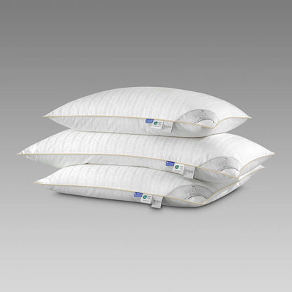 Natural Silk Bed Pillow SELENA — Medium Support