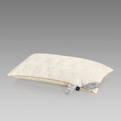 Natural Silk Bed Pillow SELENA — Medium Support