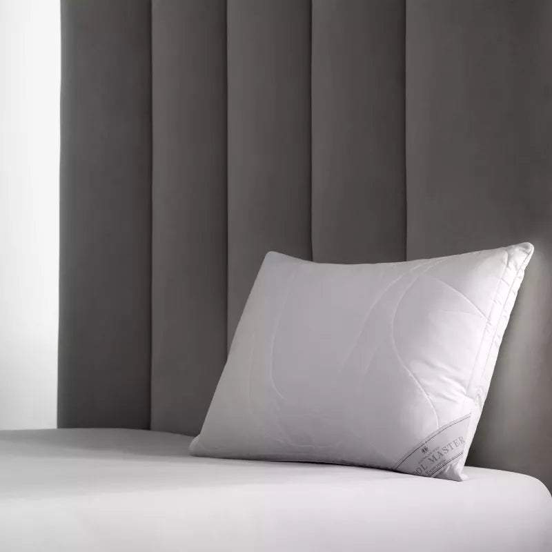 Camel Wool Bed Pillow WOOLMASTER — Luxury Fill, Firm Support