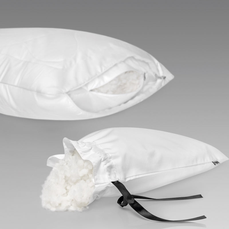 Camel Wool Bed Pillow WOOLMASTER — Luxury Fill, Firm Support