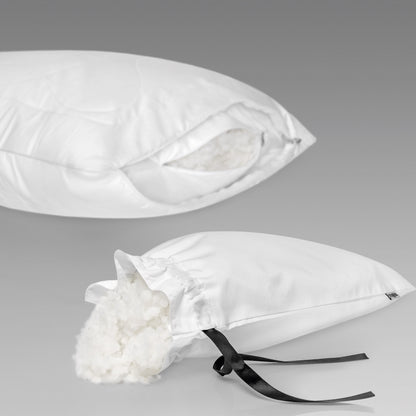 Camel Wool Bed Pillow WOOLMASTER — Luxury Fill, Firm Support